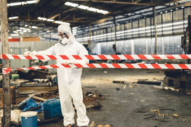 Professional Trauma Scene Cleanup technician working in Cookstown, NJ